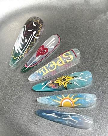 Vacation Ocean Vibe Manicure