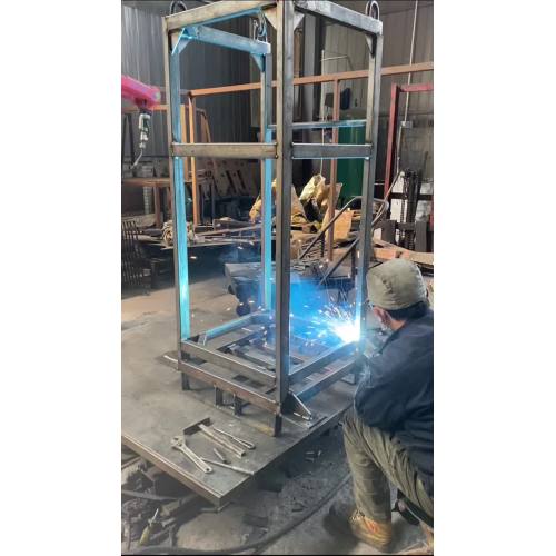 Gas cylinder transport rack