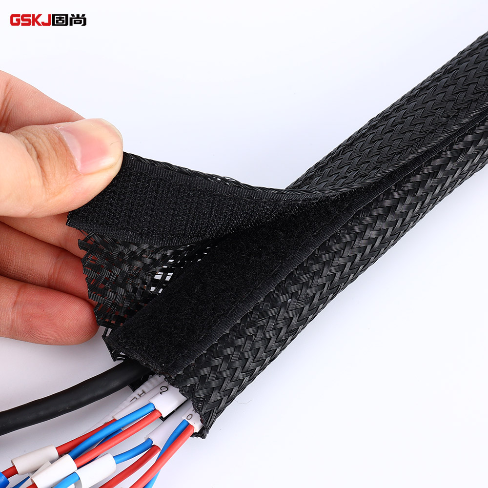 Selongsong Velcro Jalinan untuk Tali Kekang Kawat