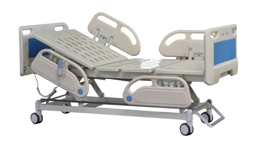 High Quality CE ISO CFS electric cheap hospital bed 3 multi function patient clinic Nursing ICU electrical Medical Bed1