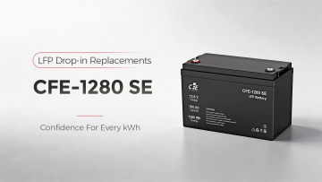 CFE-1280SE 12.8V 100Ah LFP Drop-in Replacements