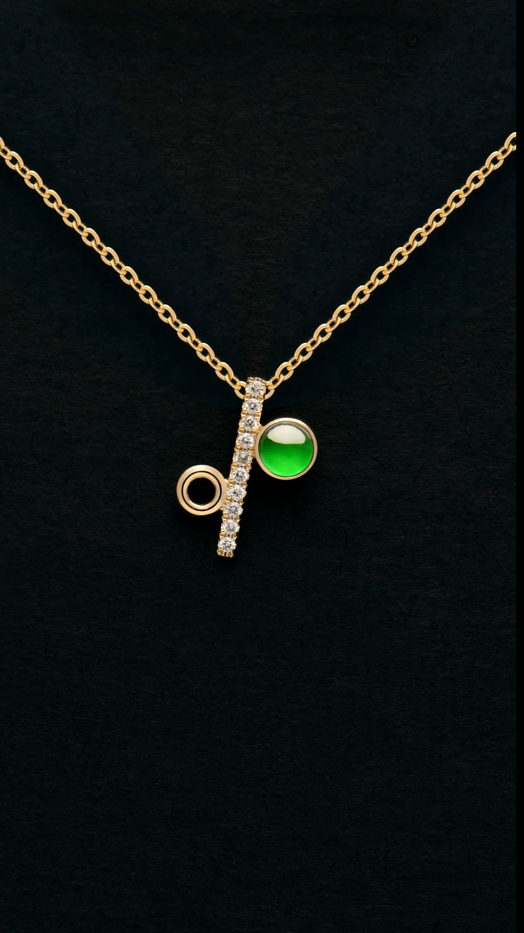 Свежий сладкий Hi-end Quality Cavice Judeite Jade 18k Real Gold Diamond Imperial Green Icy Icy Jadeit