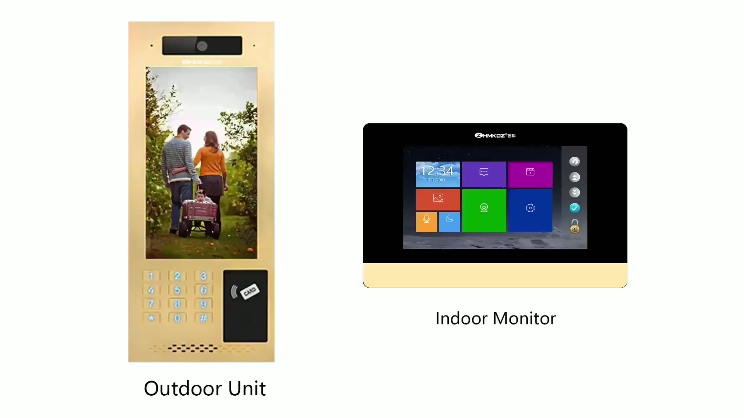 Tuya Smart Doorbell Video Door Phone With Monitor Intercom System For Apartments1