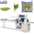 Full Automatic Vegetables Pack Machinery Tray Vegetables Bag Packing Flow Pillow Lettuce Fruit Vegetables Packing Machine1