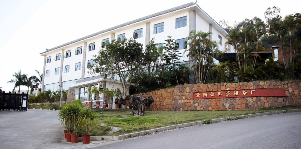 茶厂大门口