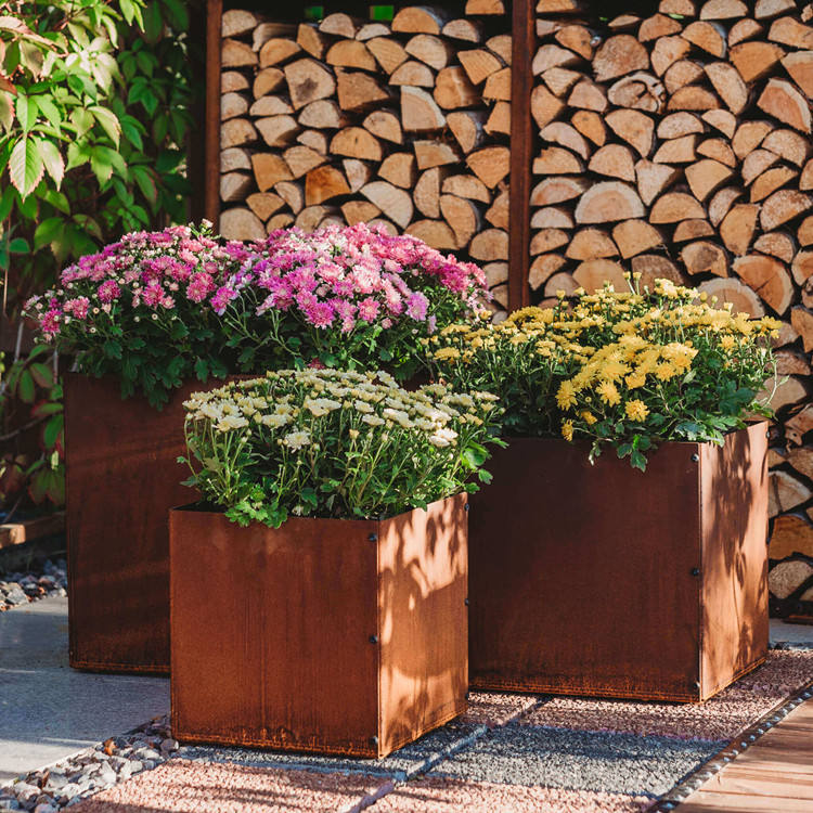 long planter box outdoor