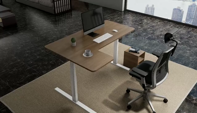 Hot Productie slimme zitting en staand bureau op ergonomische elektrische gaming bureau slimme sit om te staan ​​op tillen