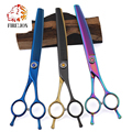 FIRELION Gold Titanium 440C Steel Pet Thinning Shears for Dog Grooming1