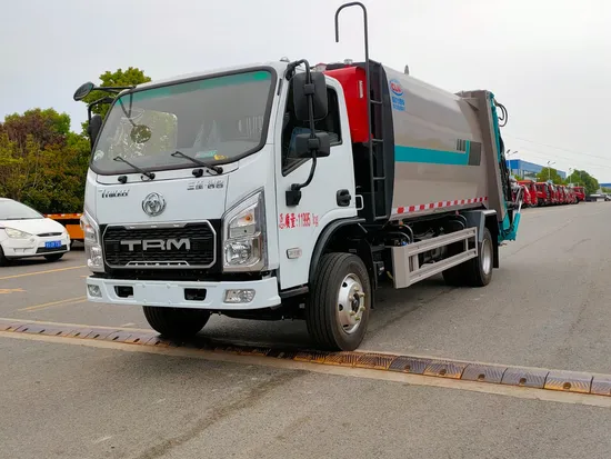 Trak Sampah Pemadatan Pemadat 10cbm 4X2 10cbm yang menjimatkan &amp; Praktikal