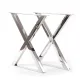 Pierna de mesa de metal de mesa de acero inoxidable