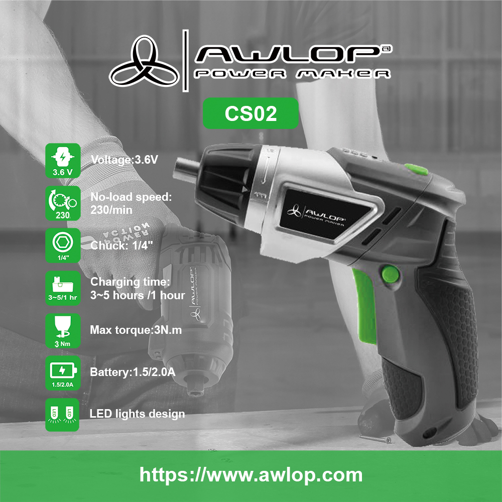 CS02 Cordless  Rechargeable Screw Gun