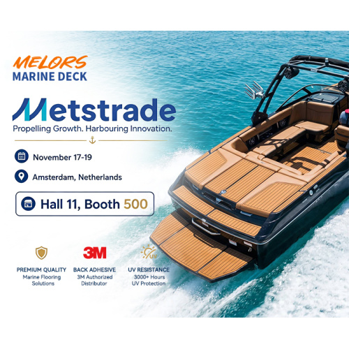 Сустракайце Melors на выставе Metstrade Amsterdam 2026 – прафесійныя рашэнні для марскіх падлог з EVA