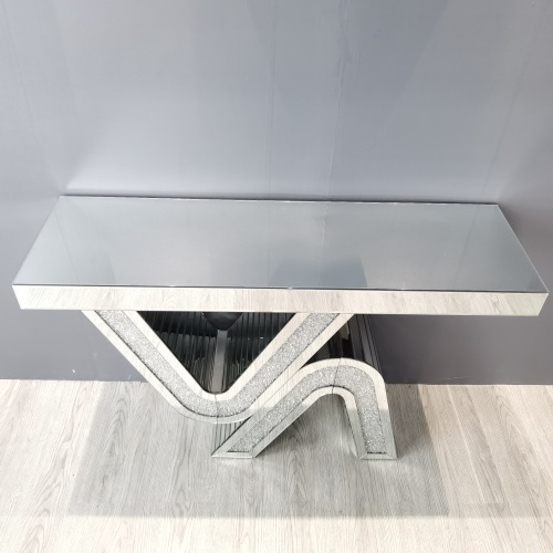 La table de console est la dernière de notre superbe gamme de meubles miroir