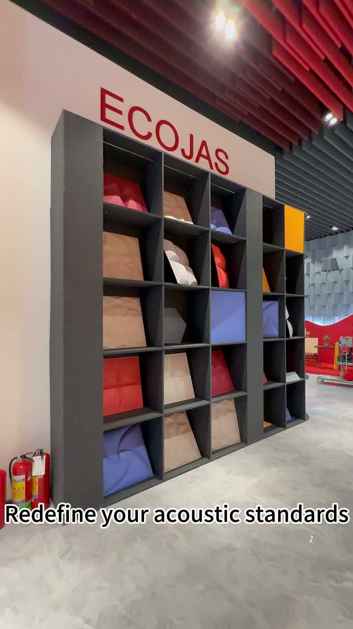Painéis PET acústicos TianGe reduzindo o eco e melhorando a clareza em qualquer espaço