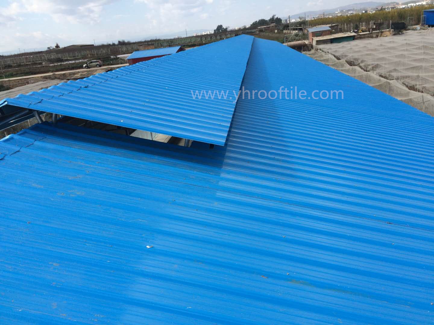 pvc roof tile in Colombia