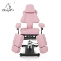 Portable Pink Hydraulic Tattoo Chair Bed for Studio Equipment1