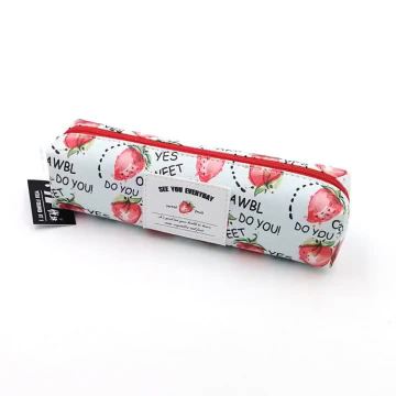 Custom hot sale fruit PU pencil case