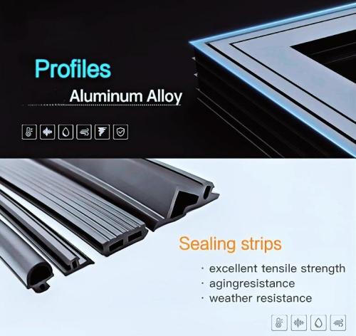 Performance characteristics of aluminum alloy door and window profiles