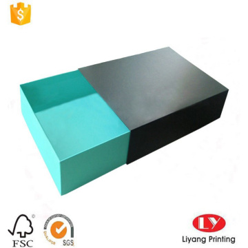 Blue Paper Jewelry Packing Fashion PU Watch Box