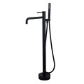 European All-Copper Bathroom Faucet with Rain Spray Shower Head1