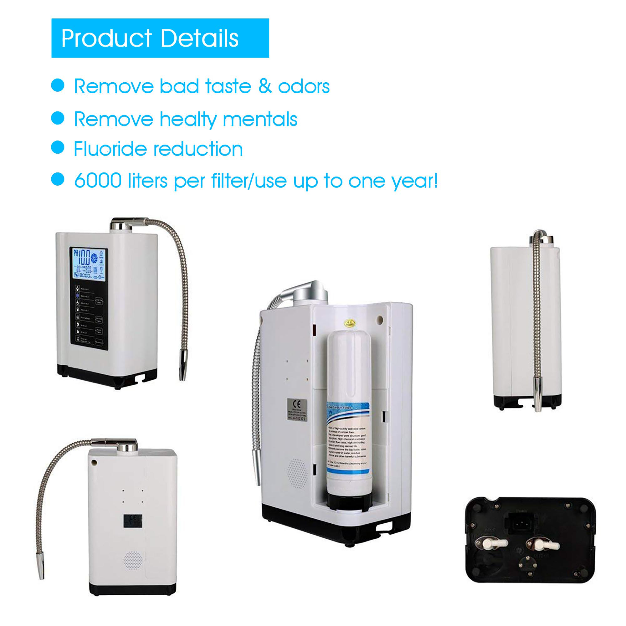 Kangen Water Machine Alkaline Water Ionizer Purifier Japón