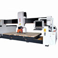 5-Axis Bridge Saw: CNC Stone Cutting Machine for Marble, Granite, and Quartz Kitchen Countertops - Factory Supplier1
