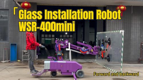 De baanbrekende WSR-400mini: de ultieme mini-robot voor glazen hantering en installatiewerkzaamheden