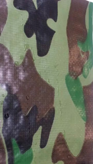 camouflage tarpaulin