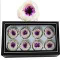 Wholesale 8pcs Real Touch Austin Head Roses in Red, Blue & Pink for Christmas Weddings1