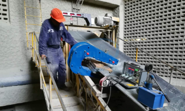 Conveyor belt repair vulcanizer