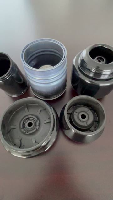 Air suspension strut mount