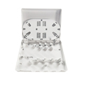 Factory Supplied 4-Port Fiber Optic Outlet Box for FTTH: Surface-Mounted Design with 4-Core Capacity1
