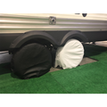 Heavy Duty PVC Oxford RV Tire Covers Set of 4 - Waterproof Protection for Motorhomes & Trailers1