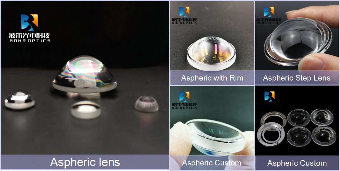 Lenti di vetro Optics personalizzati Prezzo di fabbrica di lenti asferiche ottiche
