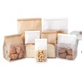 Custom Size Kraft Paper Packing Pouches for Bread and Pastries1