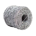 Security Hot Dipped Galvanized Barbed Wire 1.6mm 500m 25kg for Brazil1