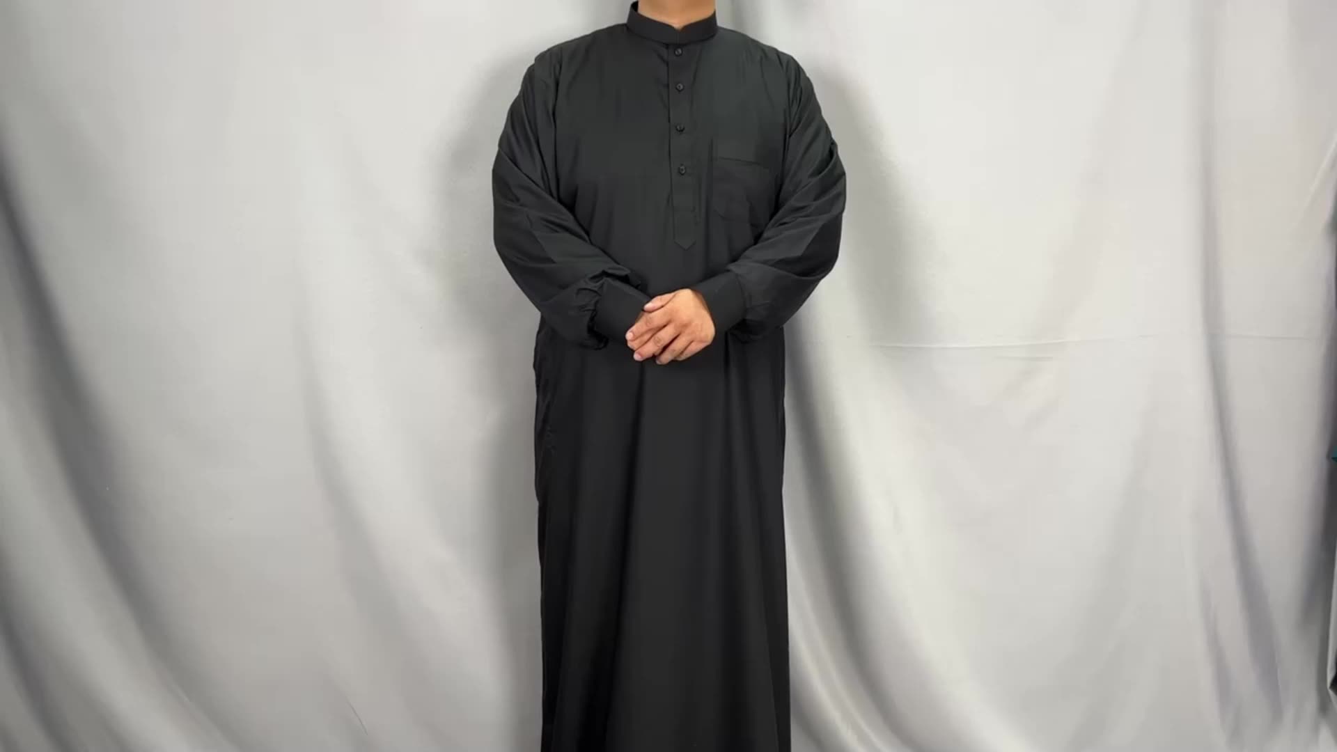 Abiti islamici più venduti uomini thobe arabo musulmano thobe all&#39;ingrosso jubba per uomini uomini islamici abbigliamento thobe1