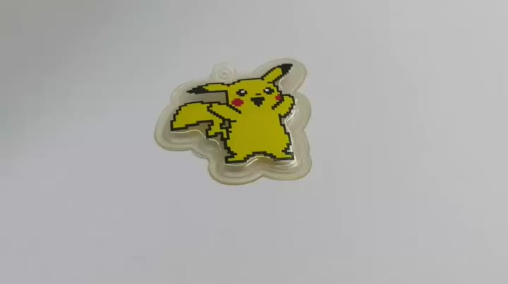 Průhledné přívěsky s tištěným tpu inkoustem