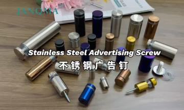 Advertising screw sign standoff screw