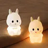 Adorable luz nocturna de conejo ecológica para niños ′ dormitorio1