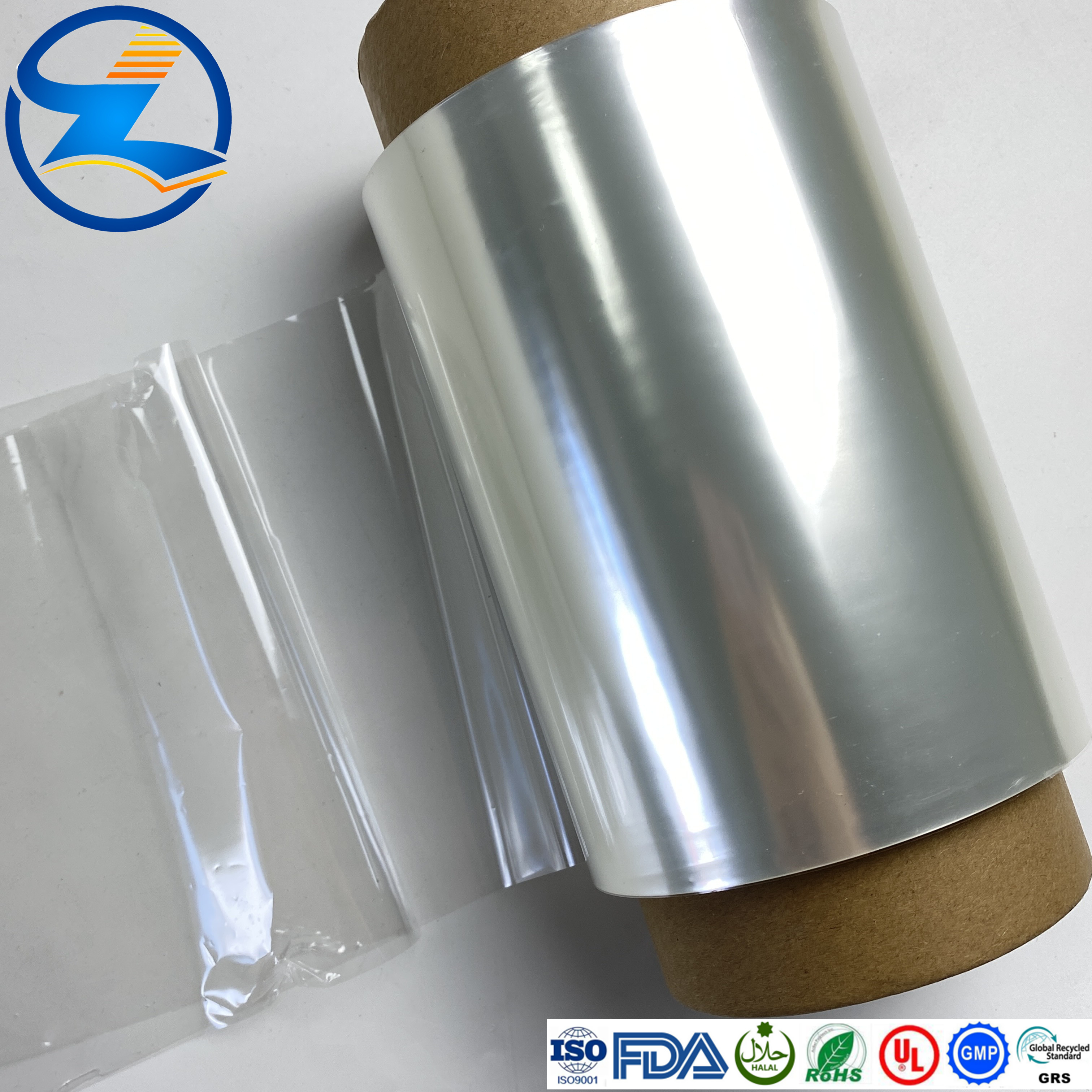 BOPET transparent glossy heat sealed  laminated fi