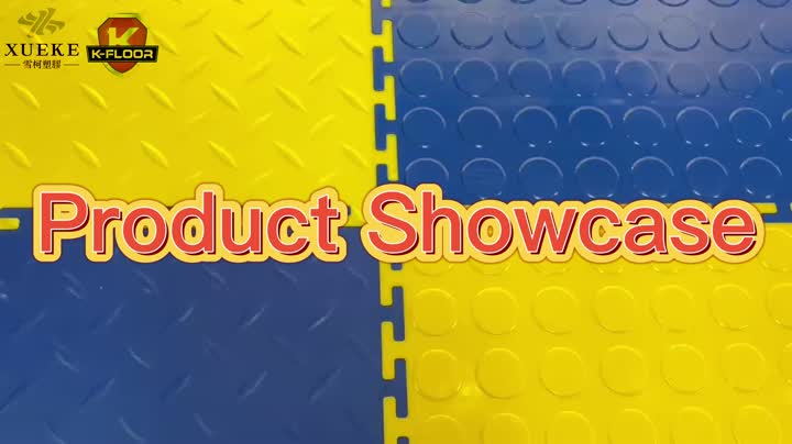 piso de enclavamiento de PVC para garaje