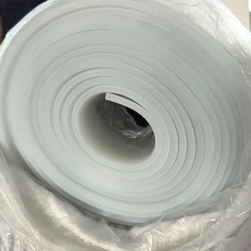 Rollo de lámina de caucho de silicona aislante de alta elasticidad - Blanco y rojo para electrónica y maquinaria