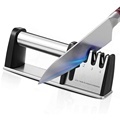 Hand-Held 4-in-1 Knife and Scissors Sharpener for Western & Asian Blades1