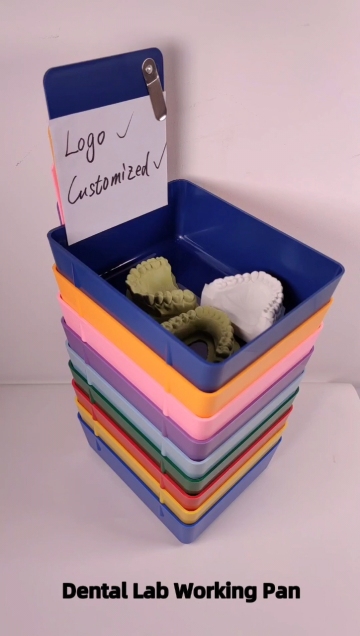 Colorful OEM Dental Lab Work Tray Working Pans Dental Plastic Box for Dental Laboratory1