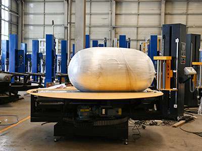 Cylindrical Stretch Wrapping Machine: 360° Full Coverage Wrapping for Rolls, Tight, Neat, and Secure Packaging