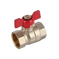 Brass Ball Valve 1/4"-1" Female-Female PN25 with Aluminium Butterfly Handle1