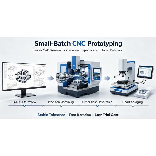 The Complete Process for Precision Small-Batch CNC Prototyping | From CAD Drawing Evaluation, Machining, and Inspection to Final Product Delivery