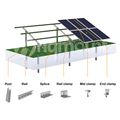HQ MT GT4 C Pile Concrete Solar PV Ground Mounting System HDG1