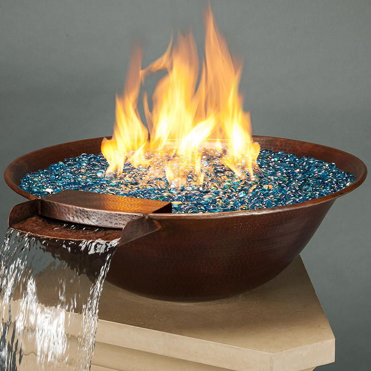 gas beach fire pit